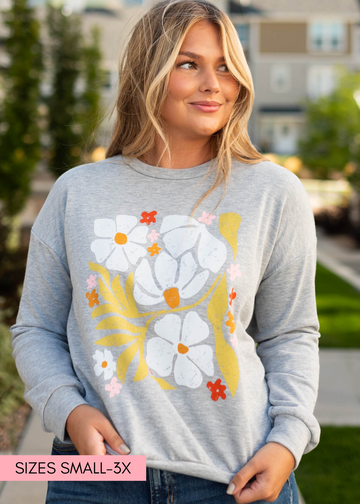 Avila Heather Grey Pullover