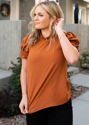 Brenda Pumpkin Top