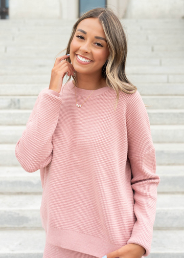 Brenna Blush Pink Sweater