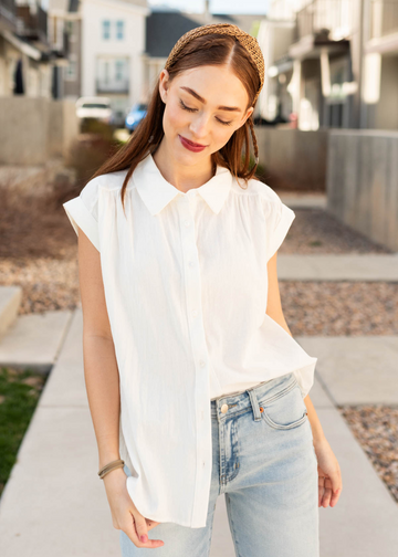 Deana Off White Blouse