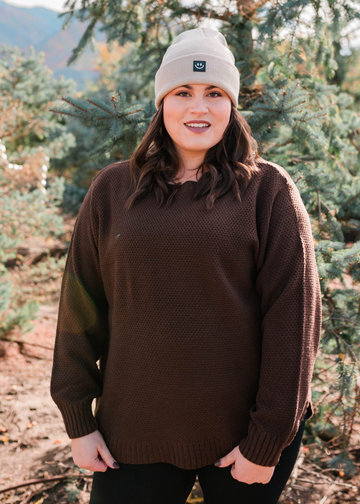 Devina Coffee Sweater
