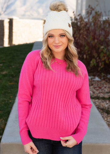 Elisabeth Hot Pink Sweater