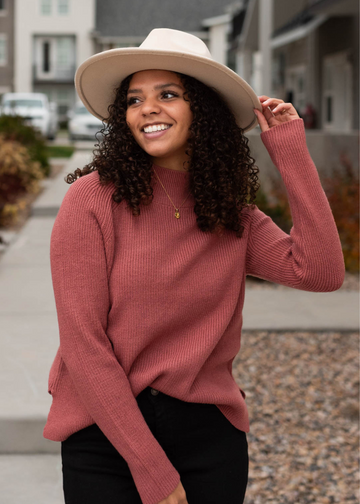 Elvie Marsala Sweater