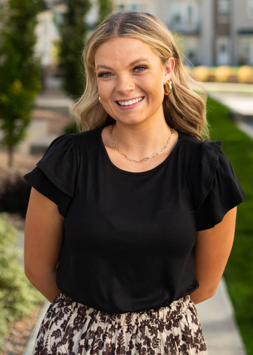 Emery Black Top