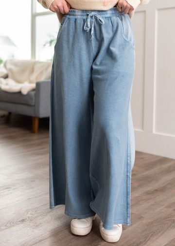 Emma Denim Wide Leg Pants