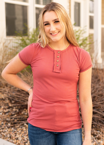 Gaby Dark Mauve Top