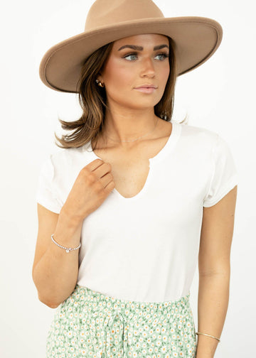 Mamie White Top