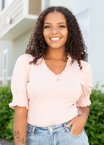 Nicolie Blush Pink Top