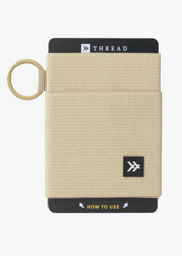 Thread Wallets Sand Elastic Wallet