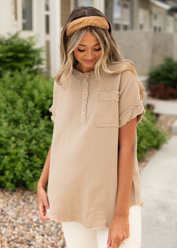 Manon Taupe Top