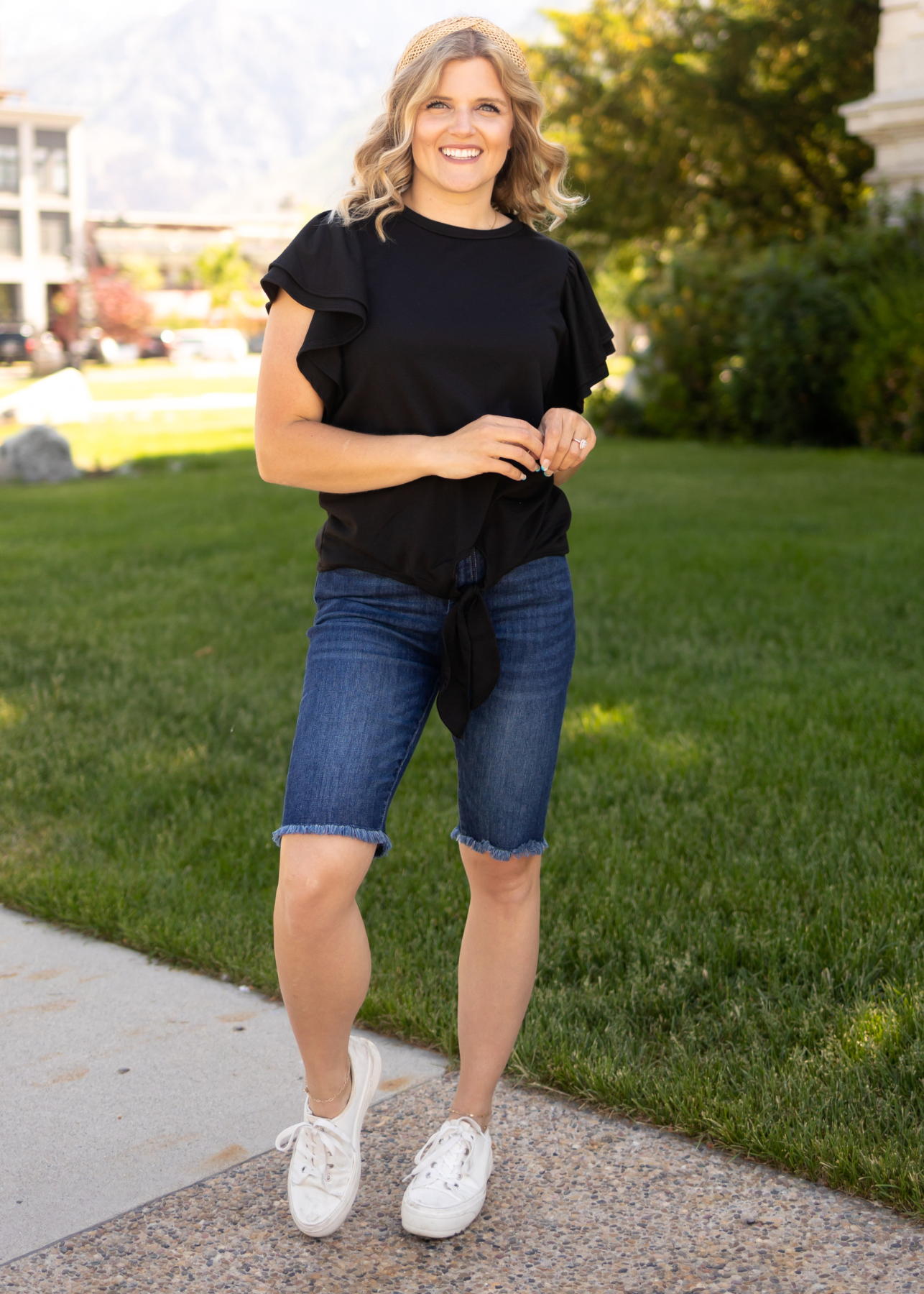 Odelia Black Top
