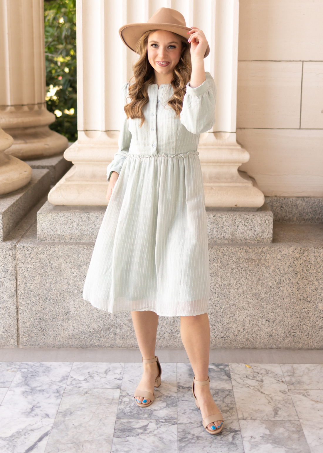 Juliette Sage Dress