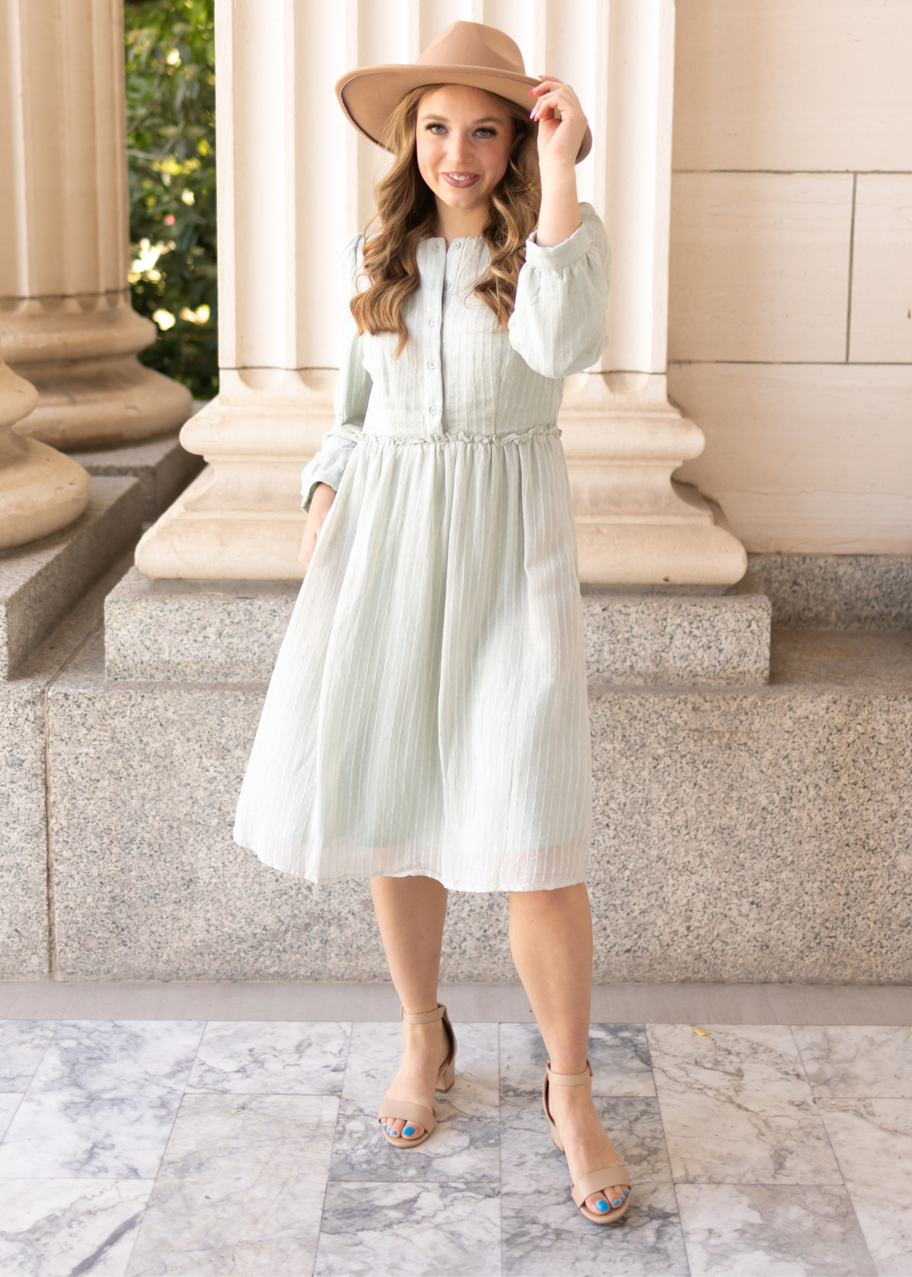 Juliette Sage Dress