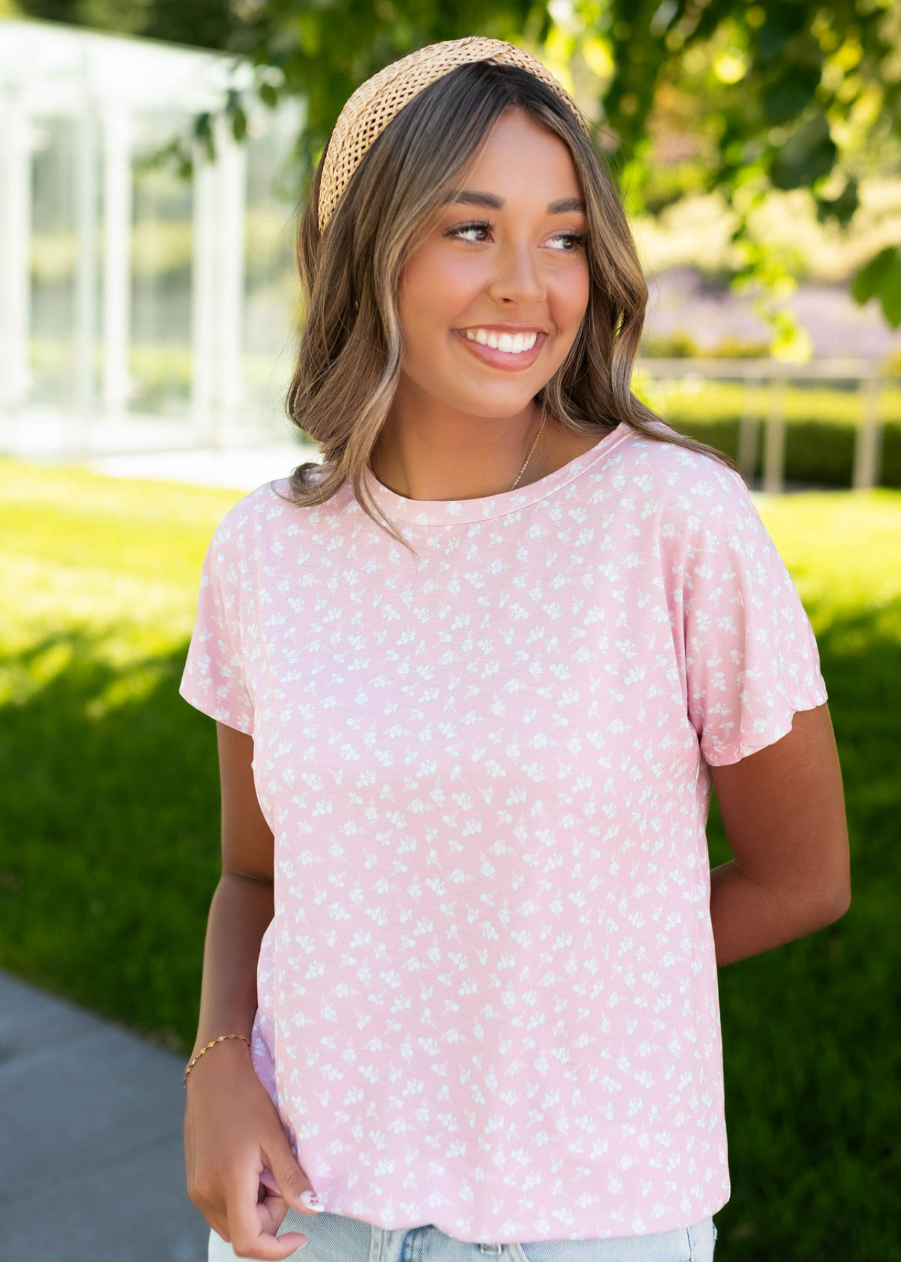 Avalynn Pink Floral Top