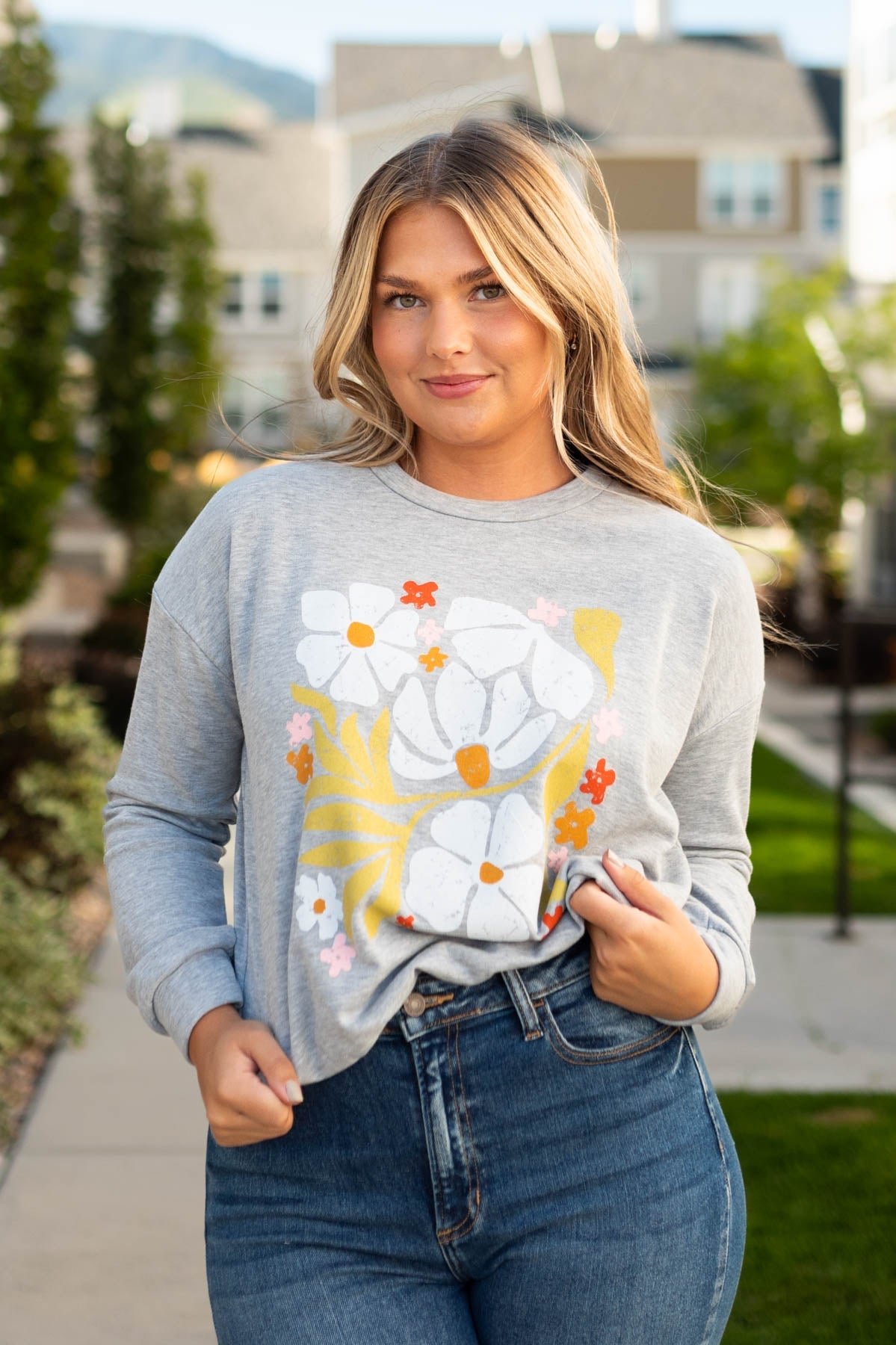 Avila Heather Grey Pullover