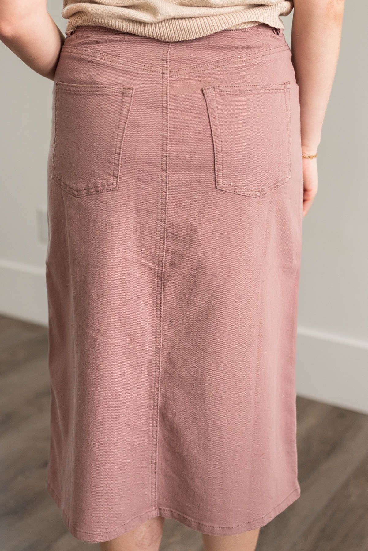 Ayala Mauve Pencil Skirt