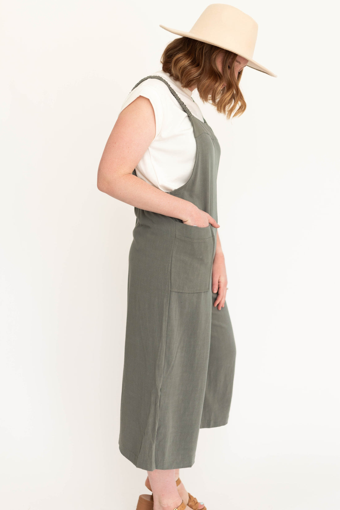 Bali Dark Sage Jumpsuit
