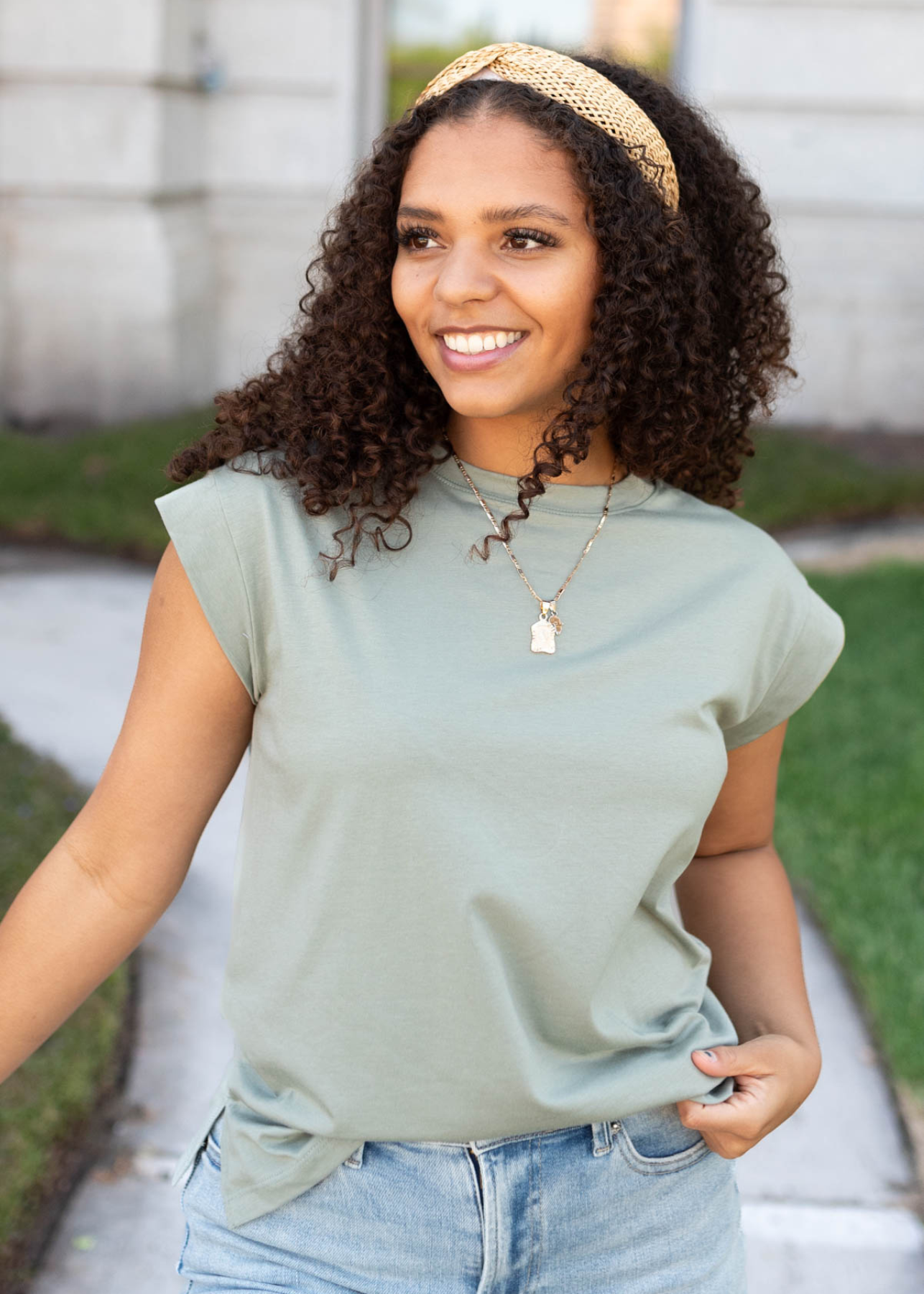 Be Your Best Dark Sage Top