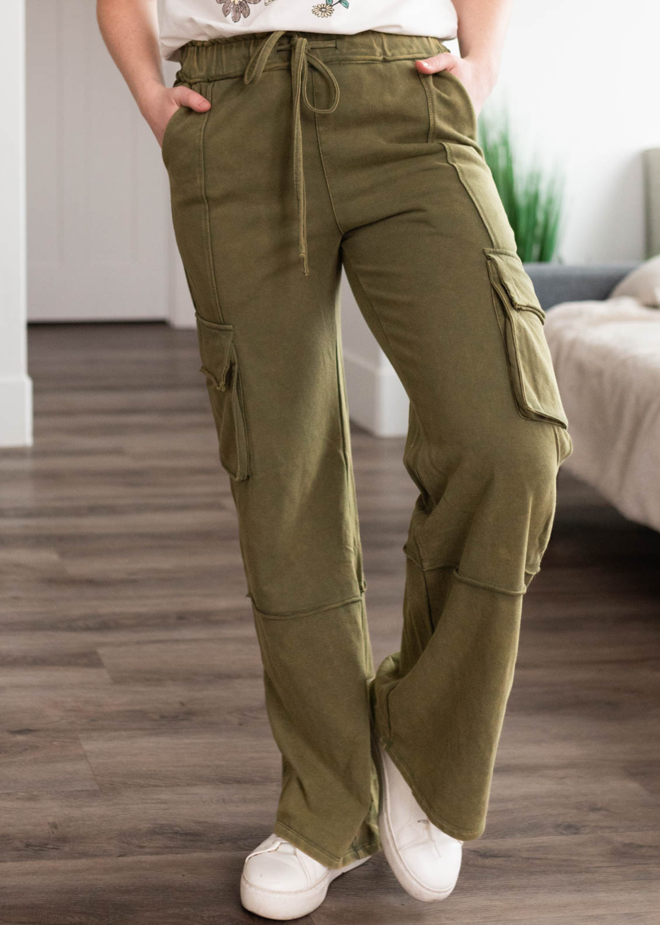Bella Olive Pants