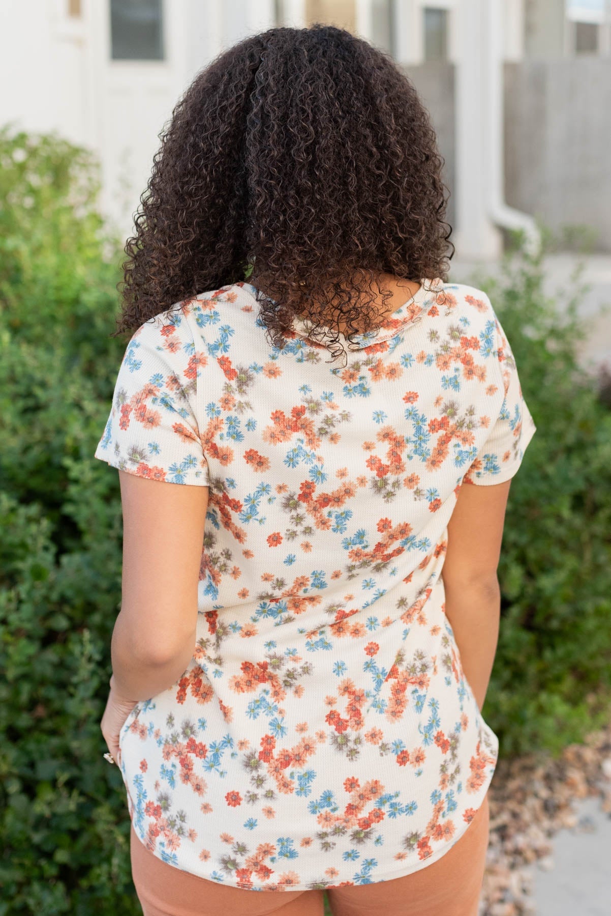 Bethany Cream Floral Top