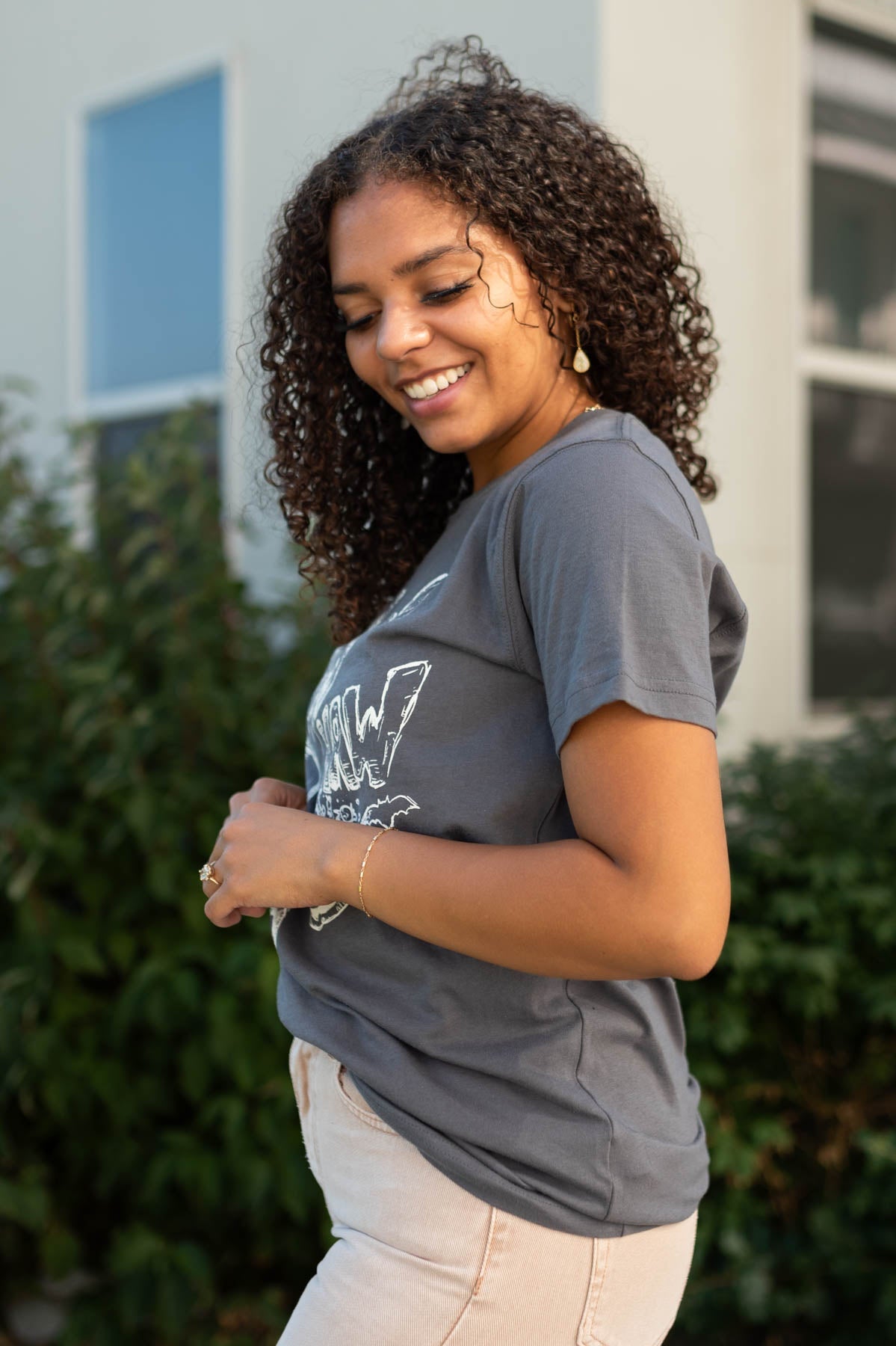 Boo Haw Charcoal Tee