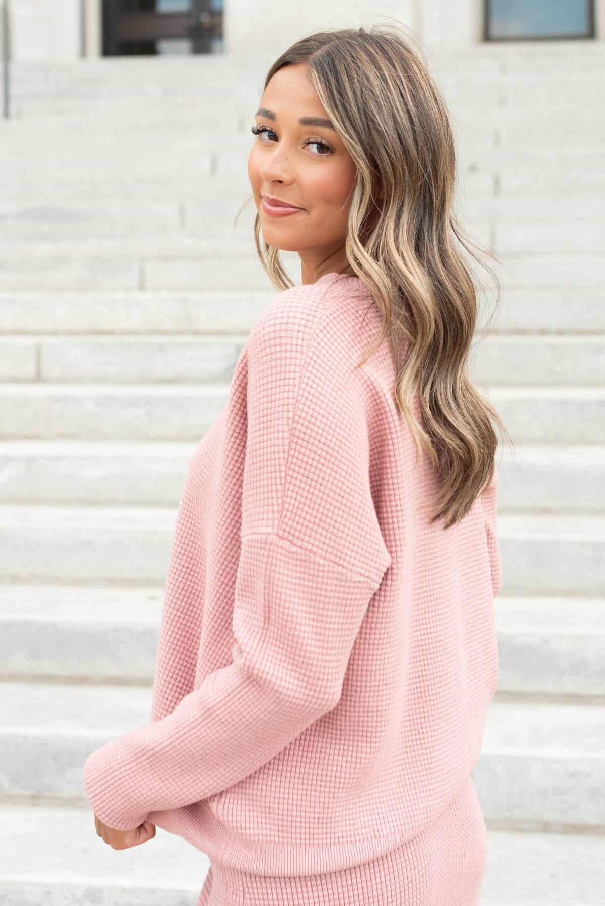 Brenna Blush Pink Sweater