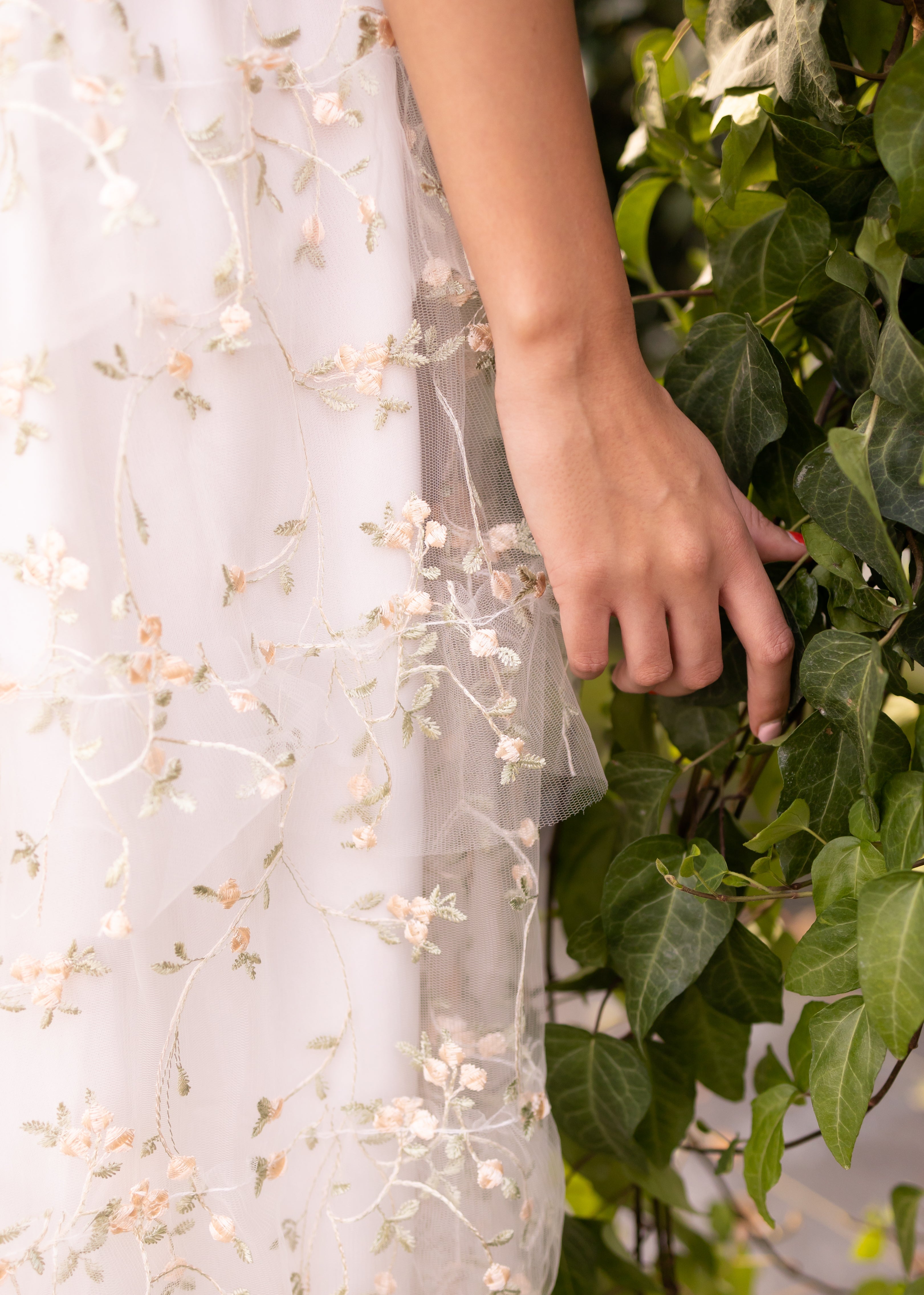 Brienna White Floral Dress