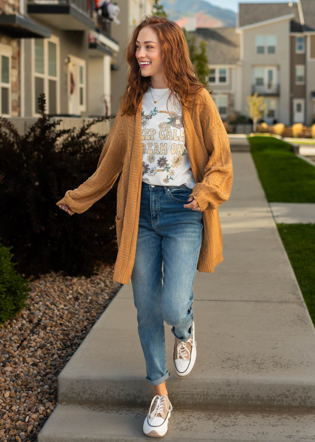 Camille Mustard Cardigan