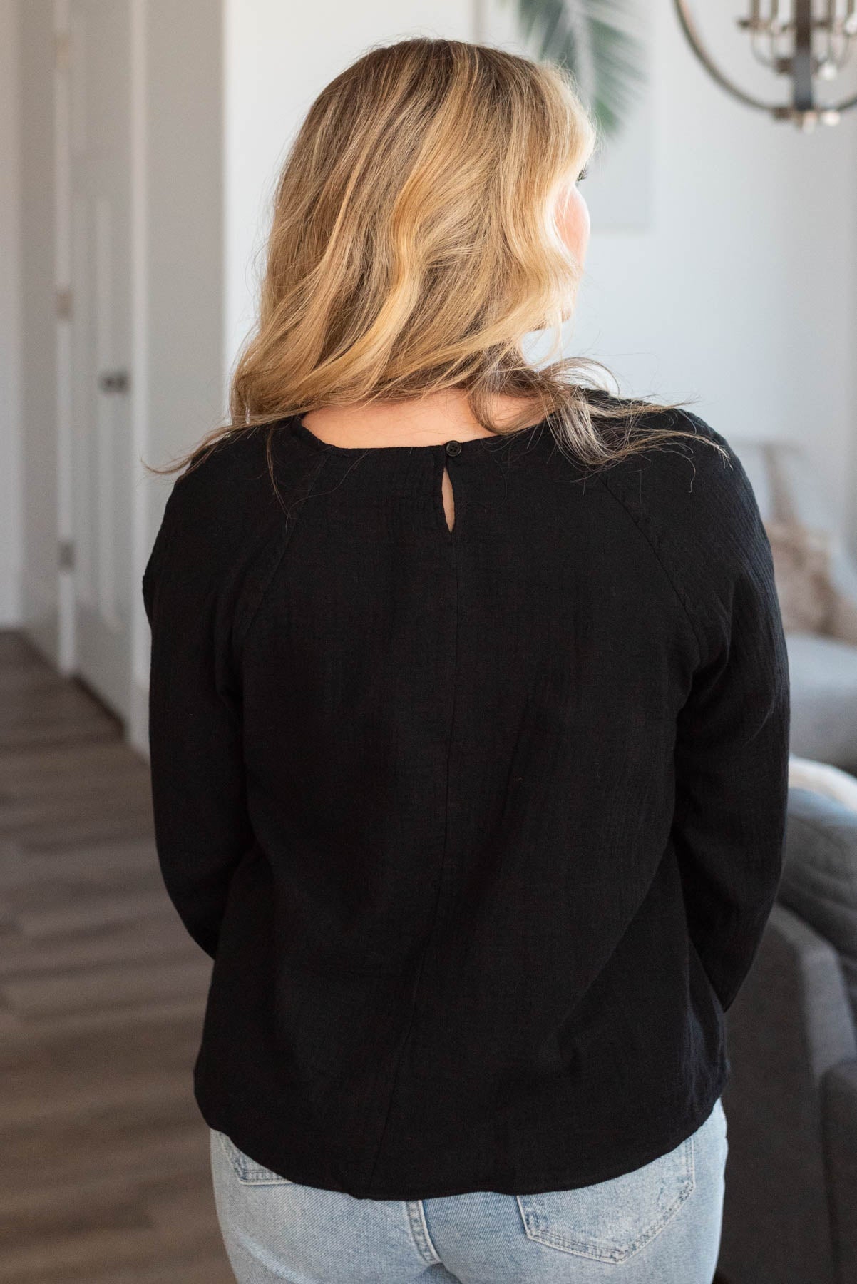 Cammie Black Blouse
