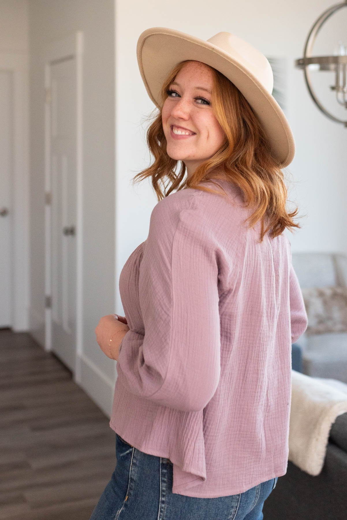Cammie Mauve Blouse