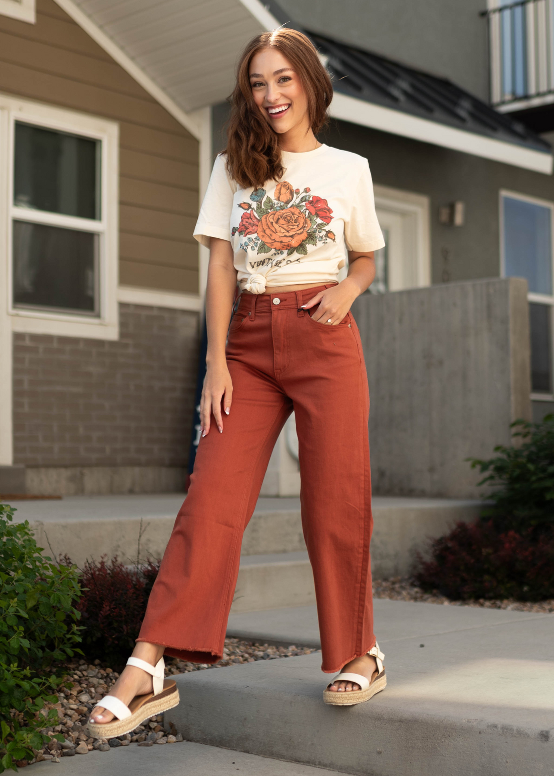 Carson Terracotta Jeans