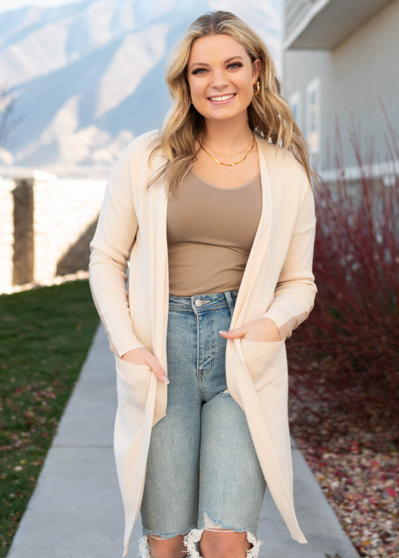 Casey Oatmeal Cardigan