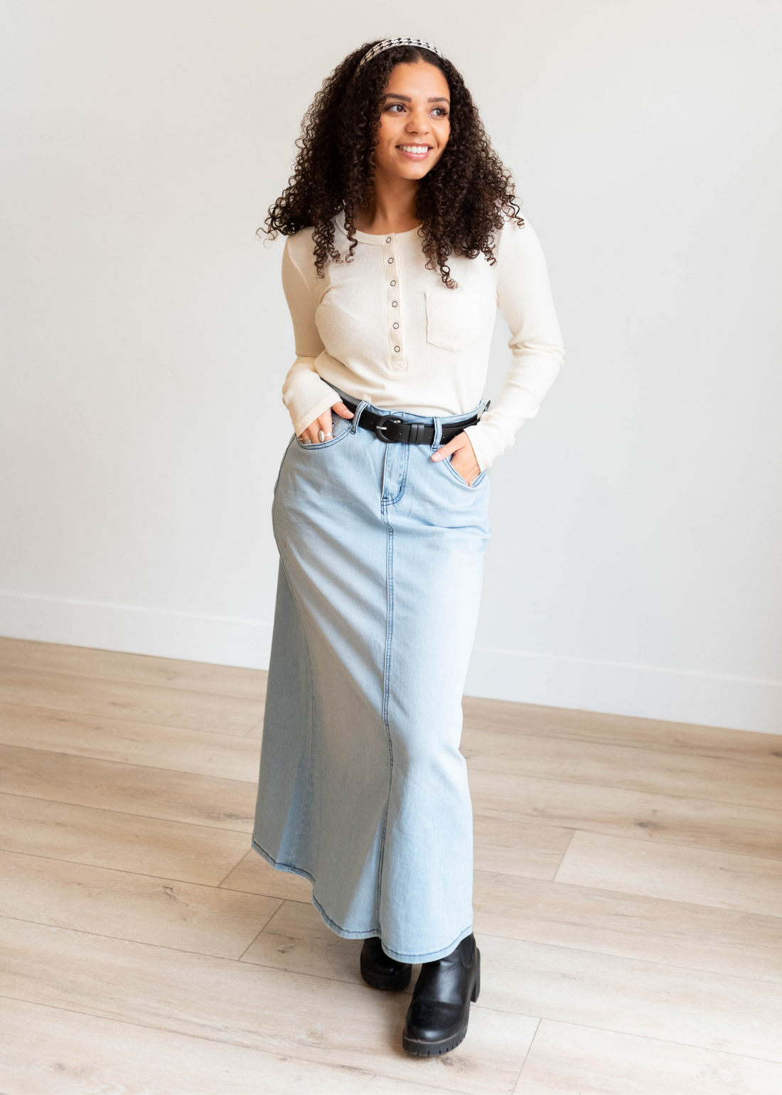 Cecily Cream Long Sleeve Top