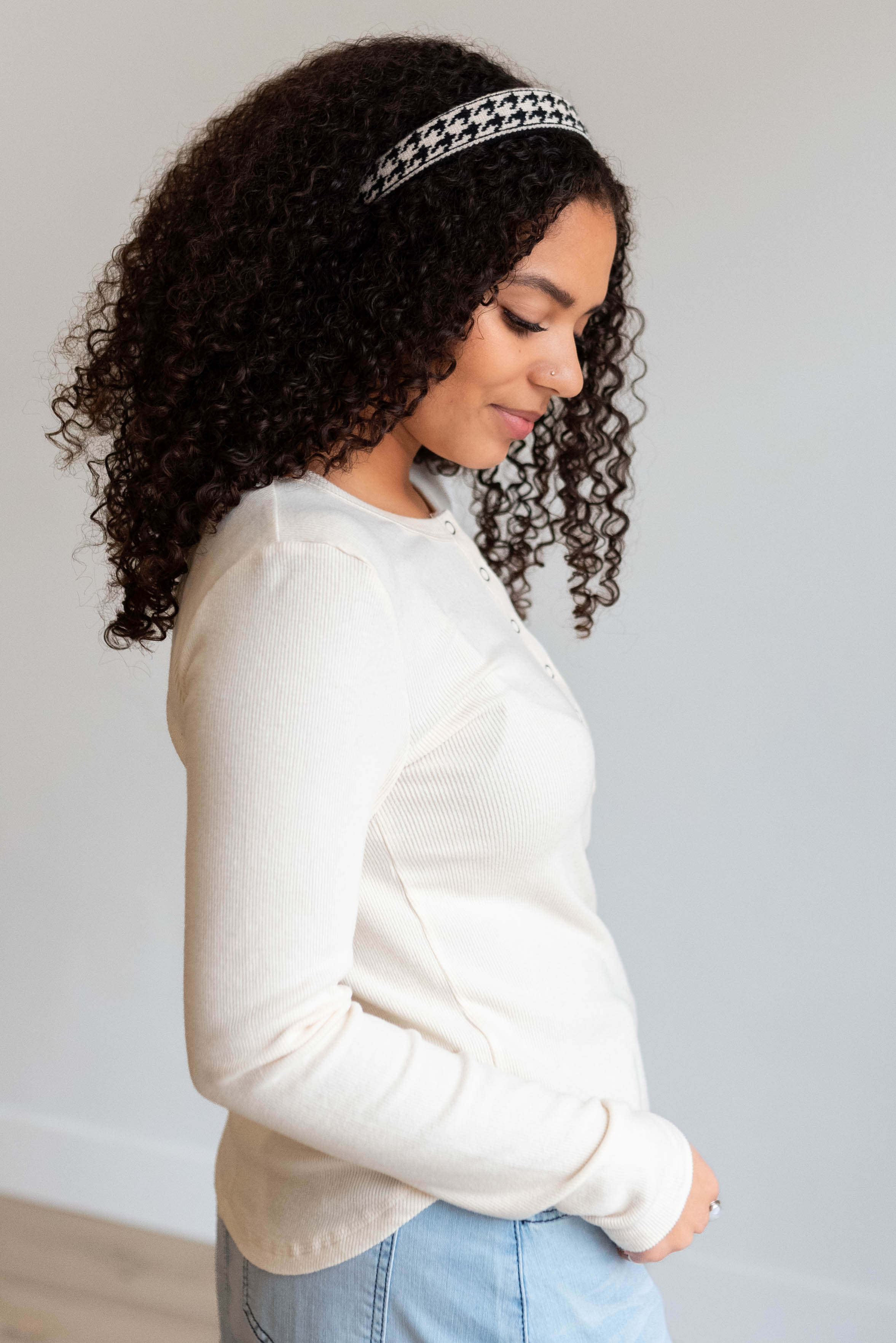 Cecily Cream Long Sleeve Top