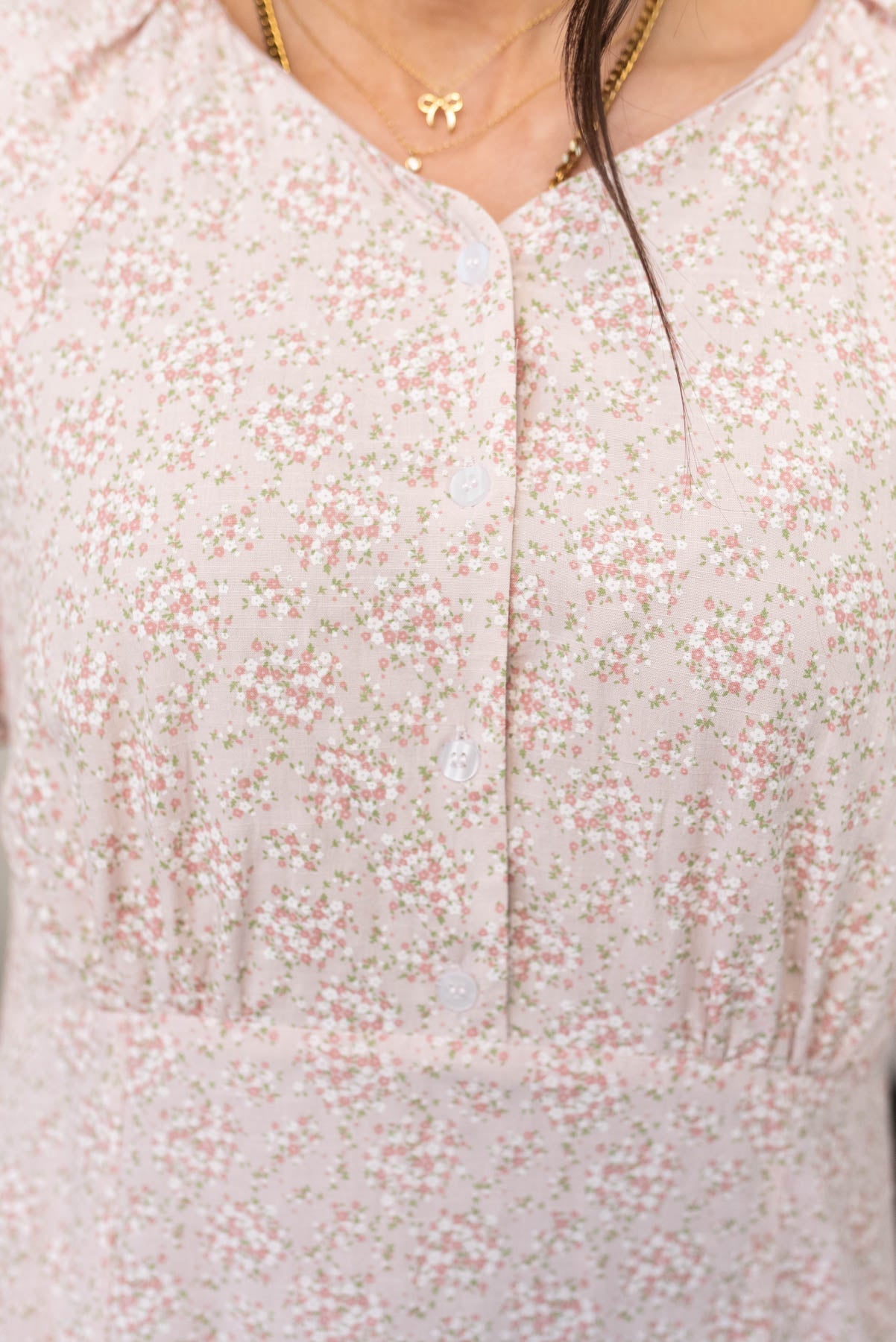 Celina Blush Floral Dress