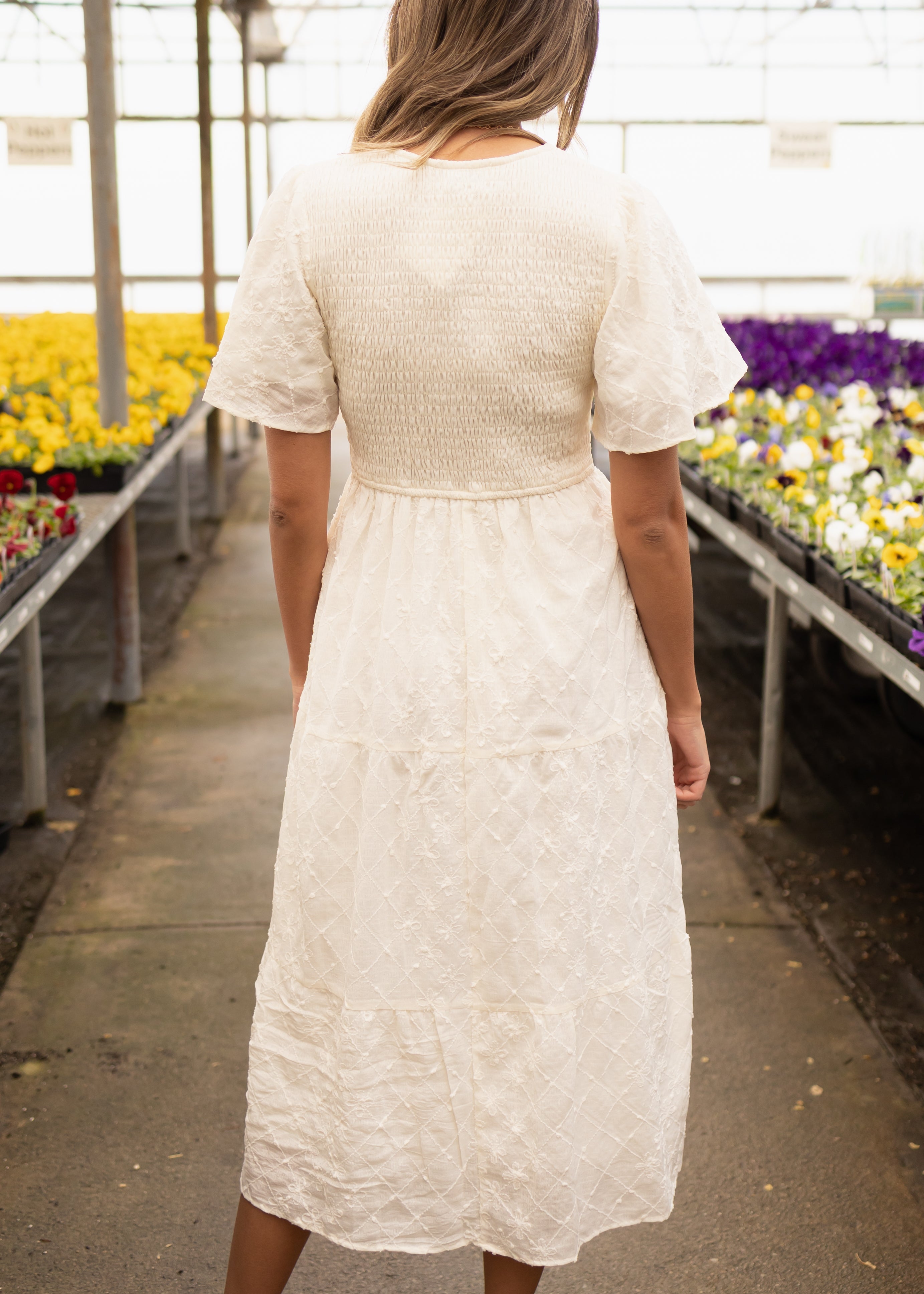 Charmaine Cream Dress
