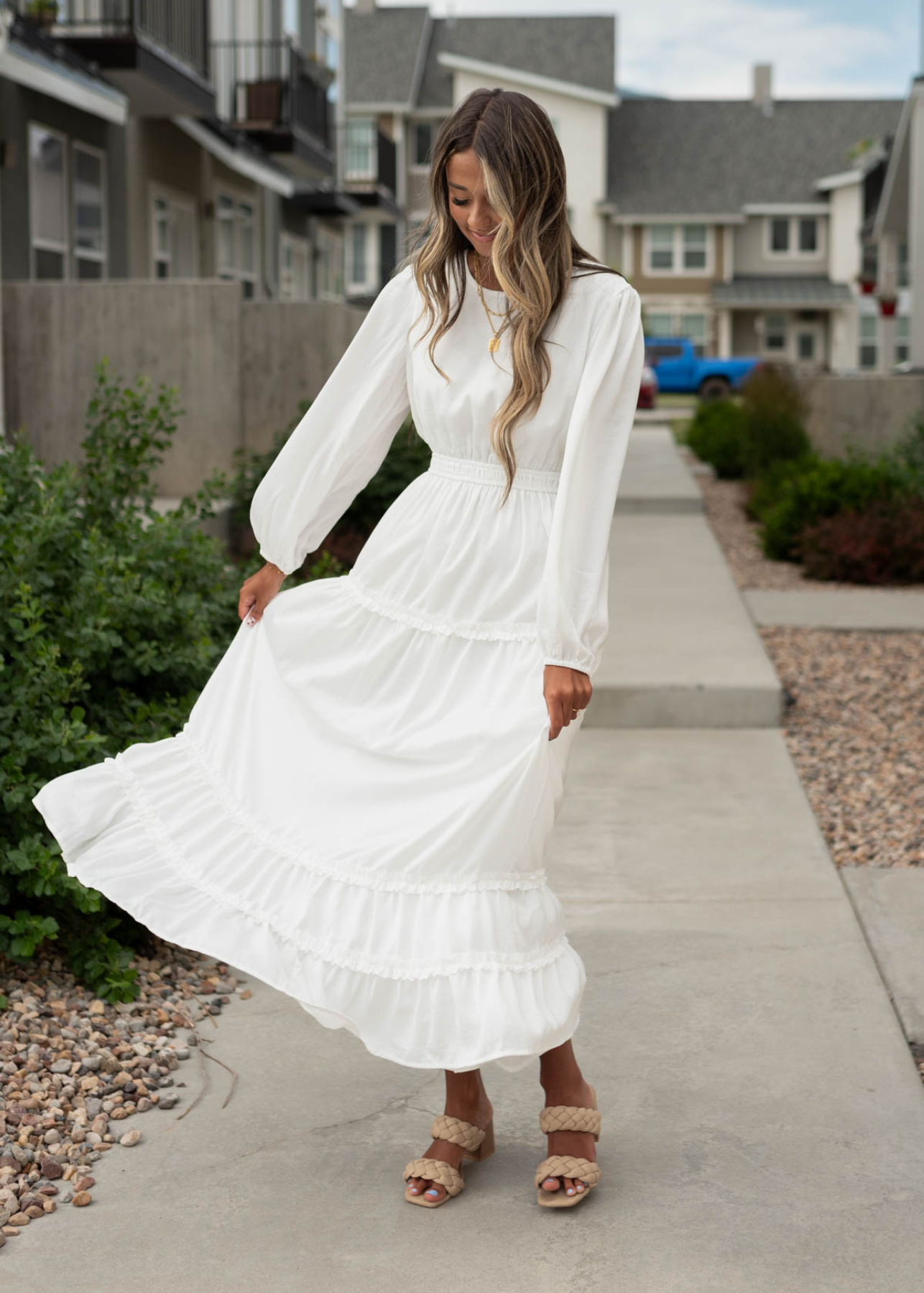 Chelsea White Dress