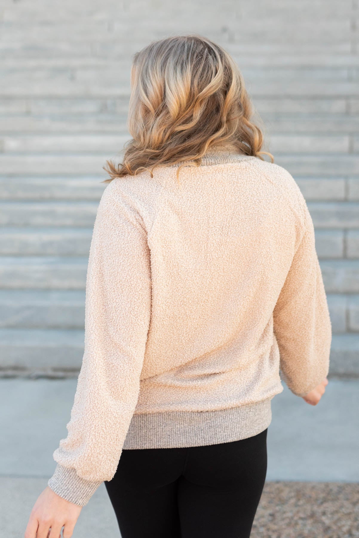 Cherri Fuzzy Ivory Pullover