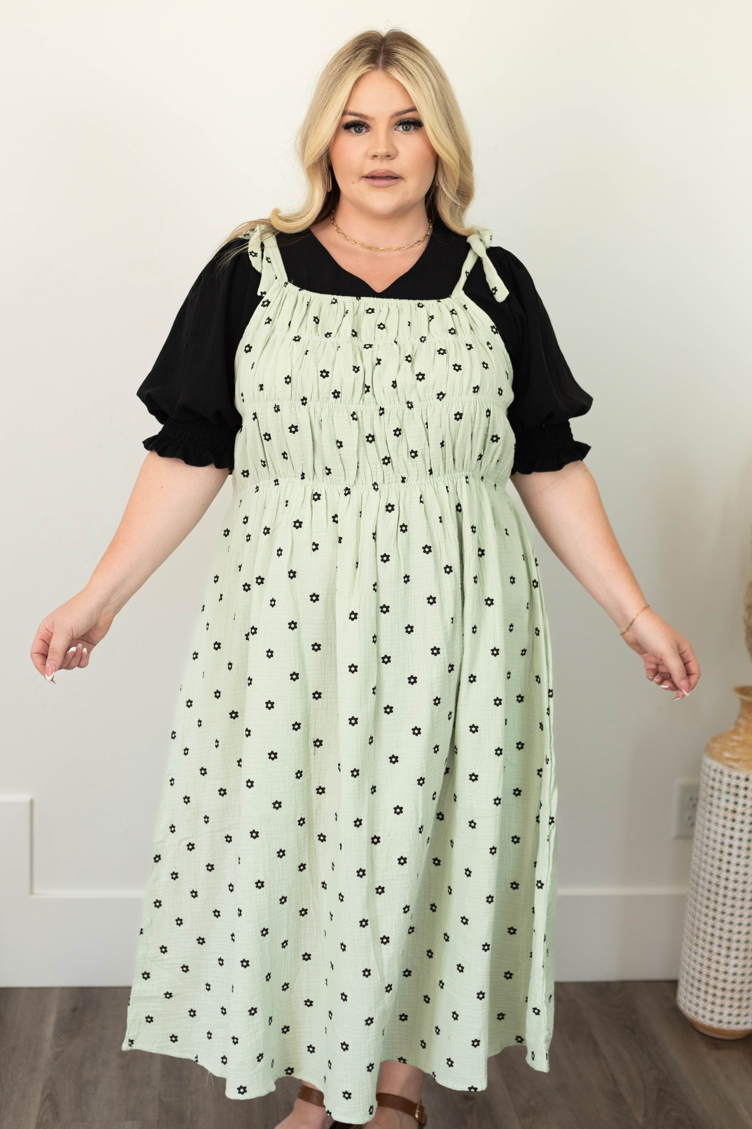 Chiara Mint Dress
