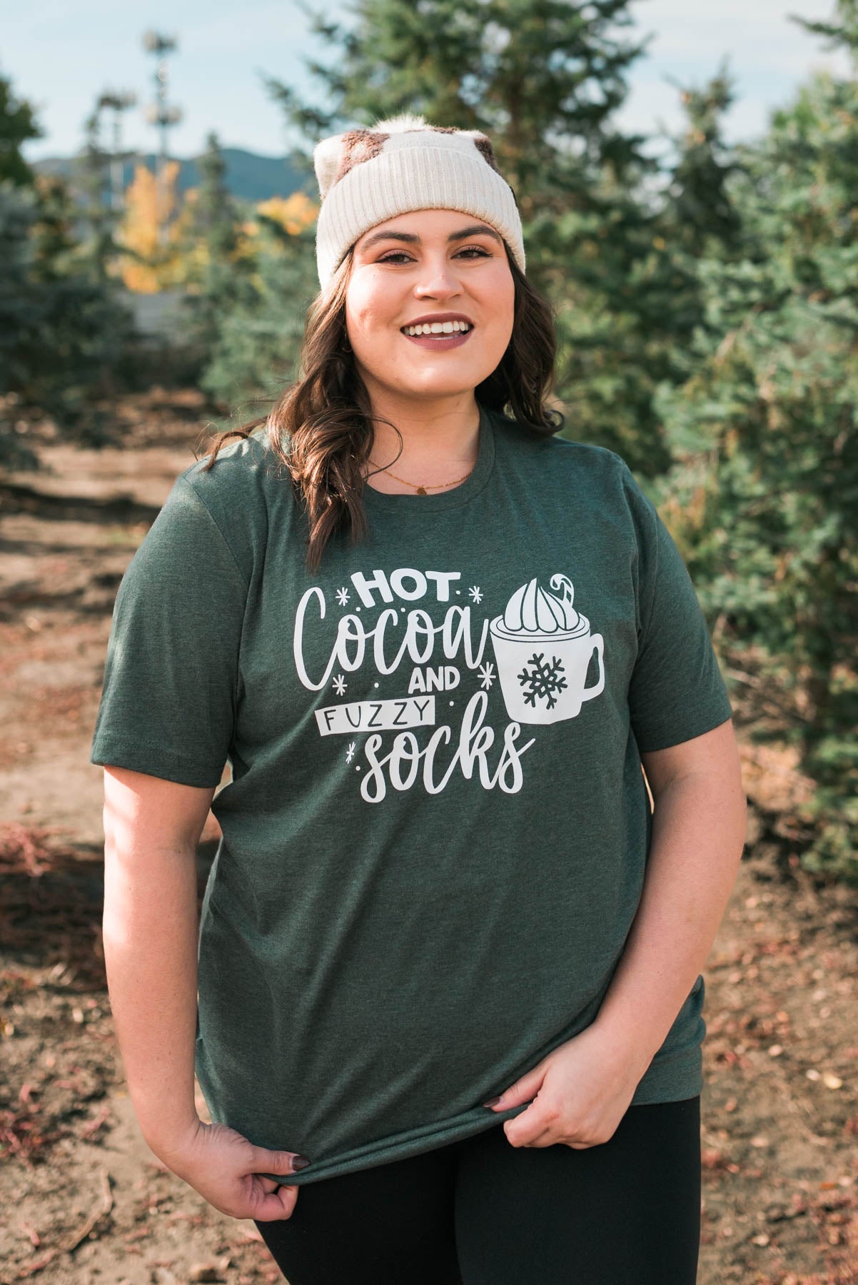 Christyn Hot Cocoa and Fuzzy Socks T-Shirt