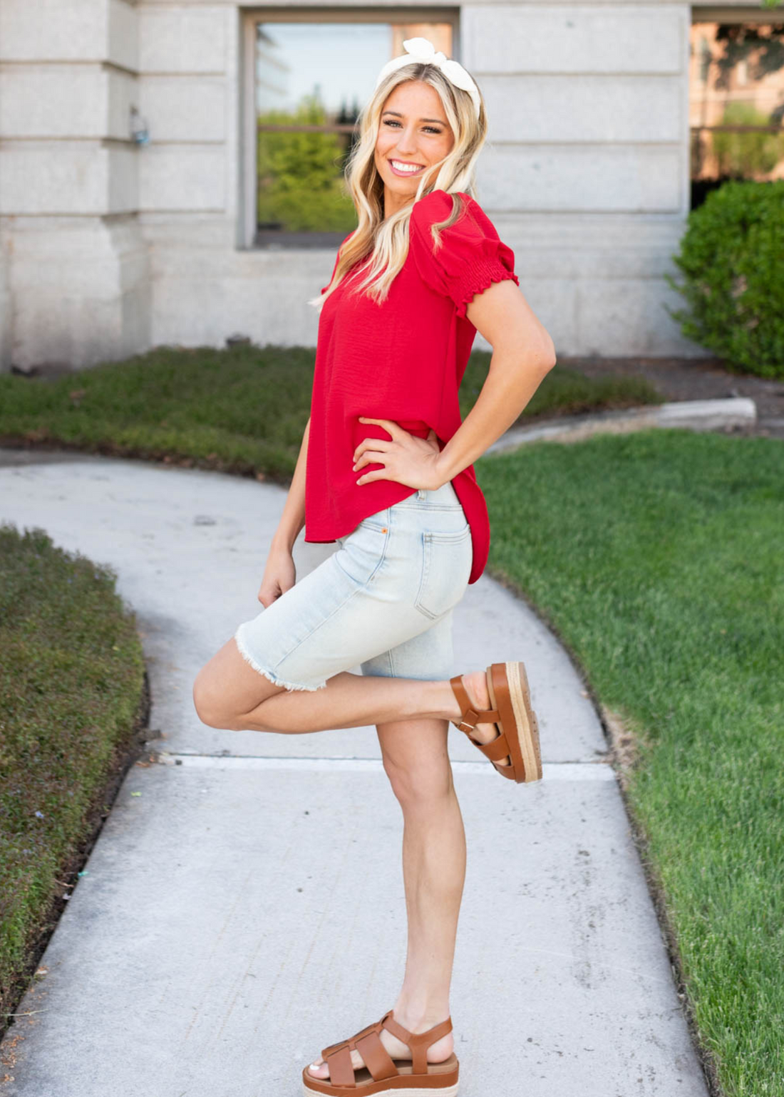 Cindi Red Top