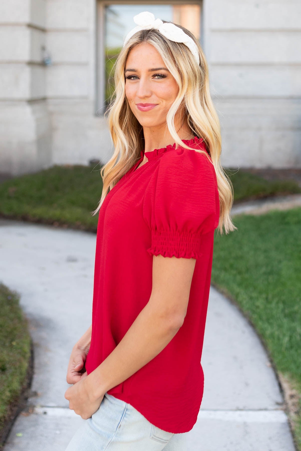 Cindi Red Top