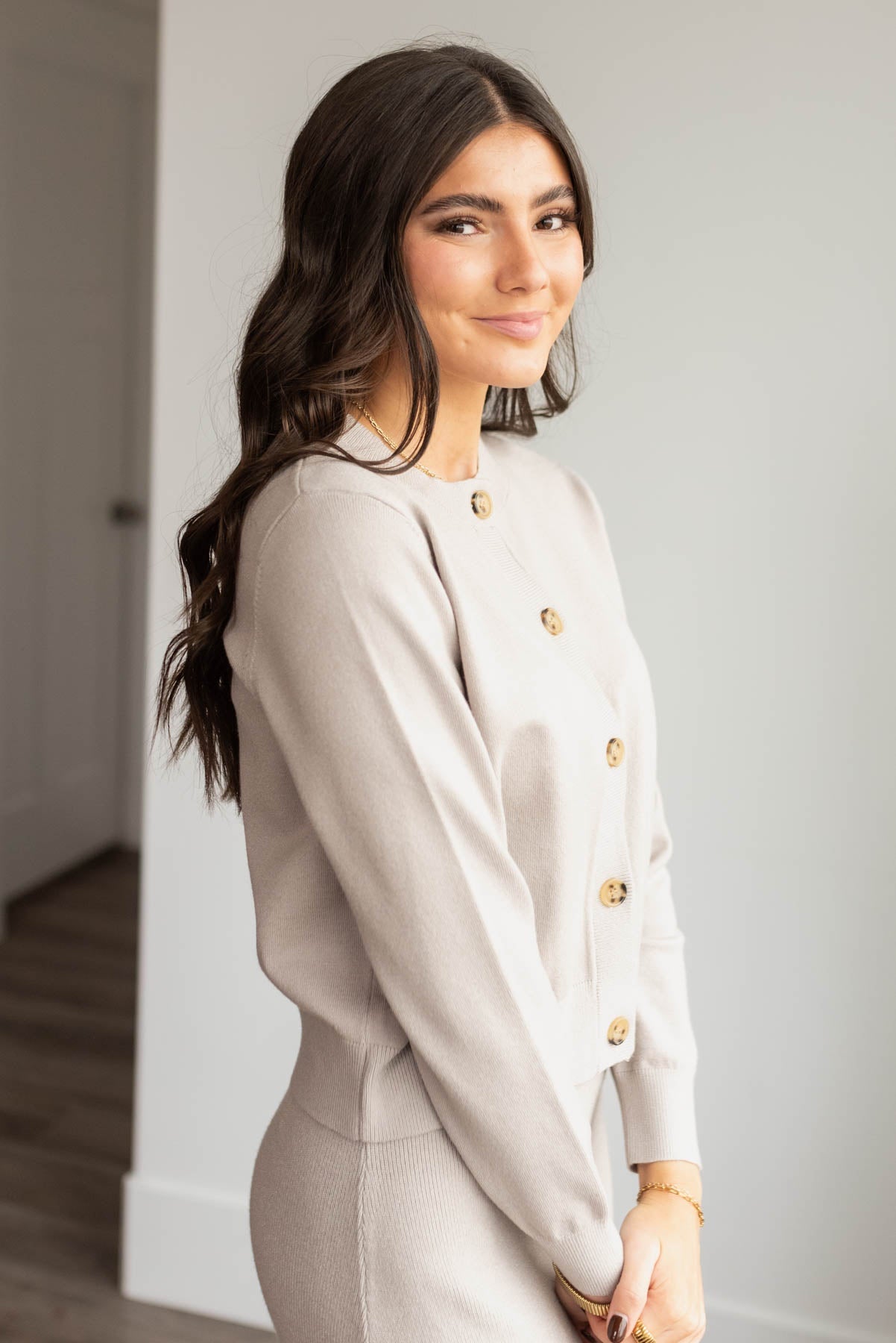 Clarissa Oatmeal Knit Sweater