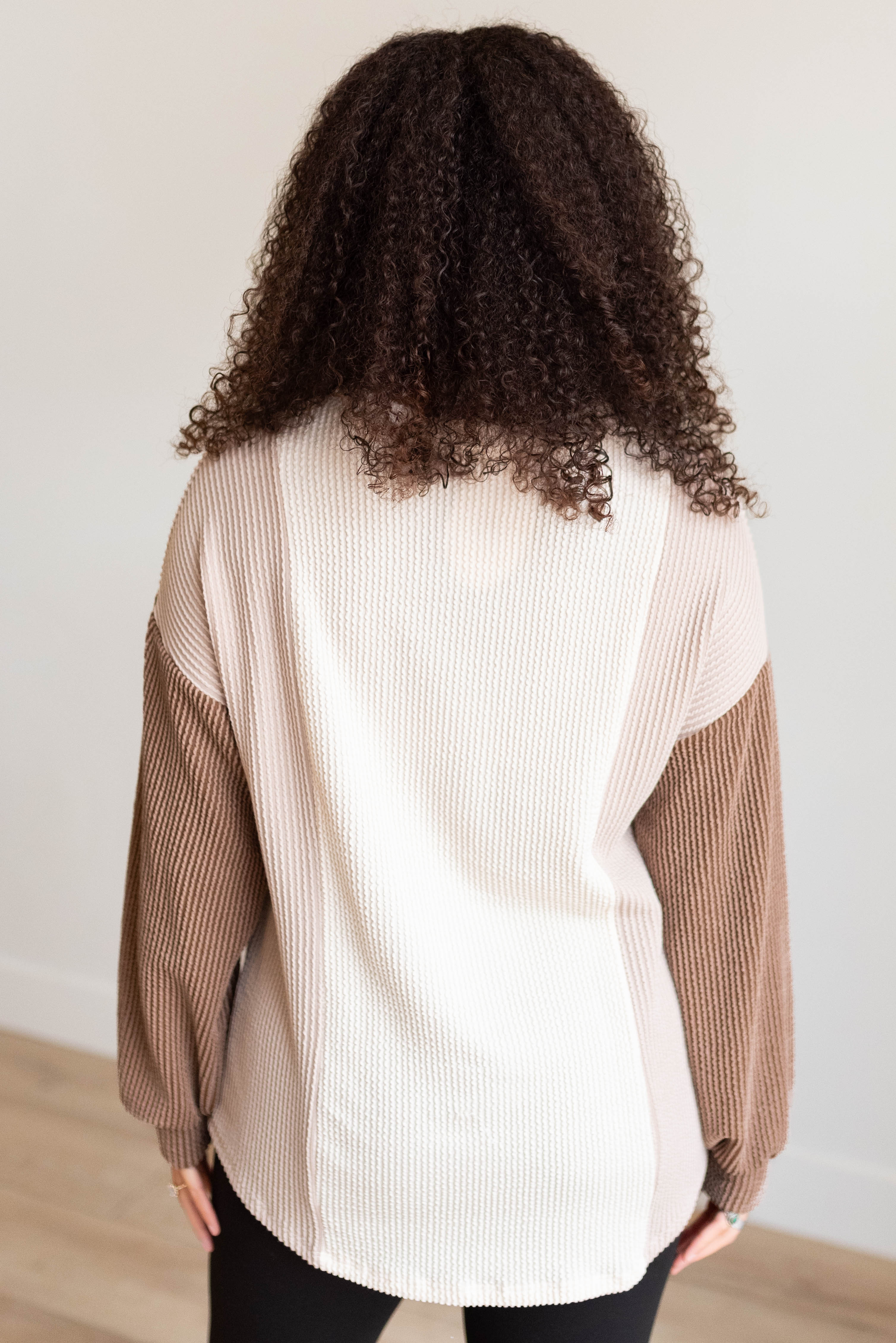 Colette Chestnut Colorblock Pullover