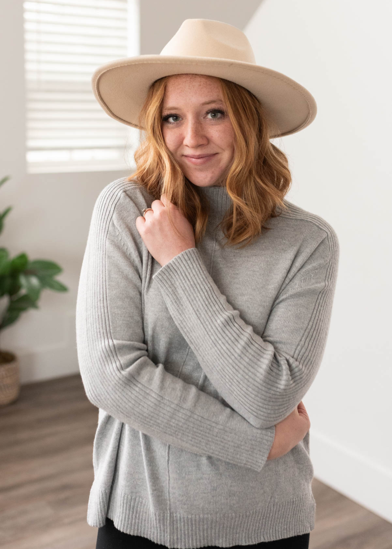 Cortney Heather Grey Sweater