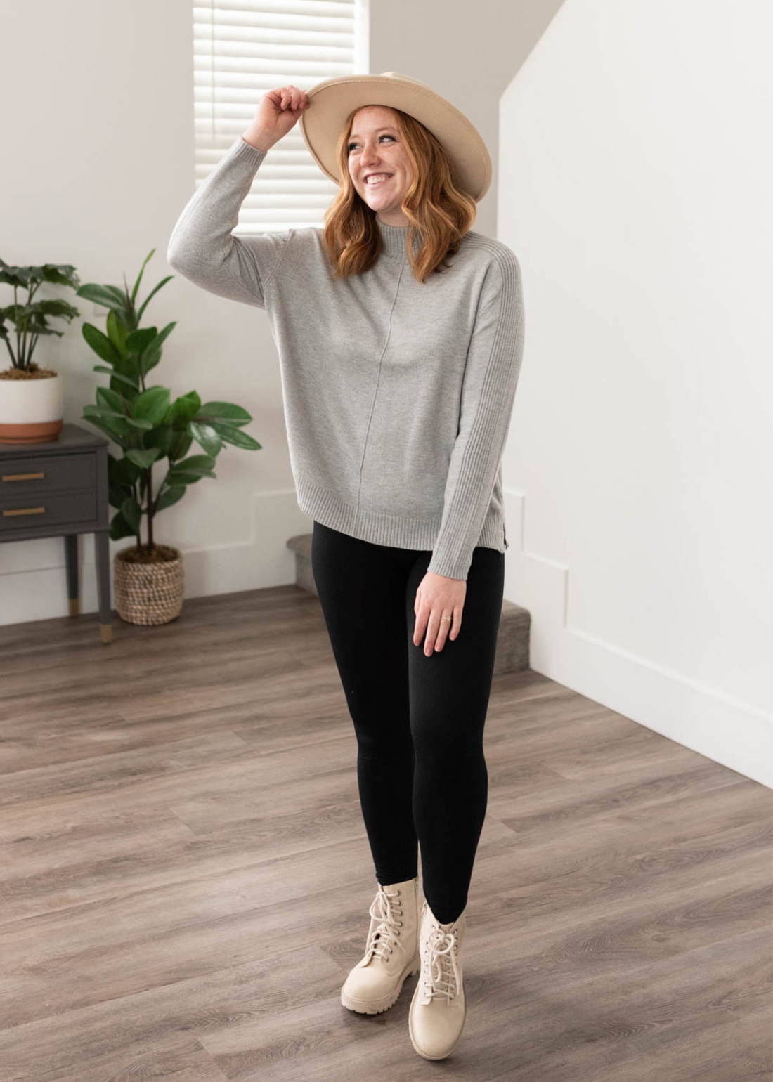 Cortney Heather Grey Sweater