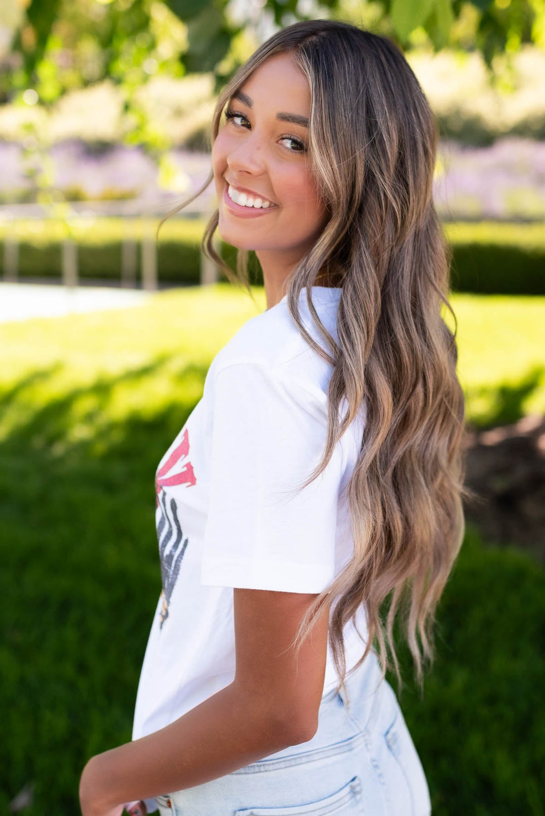Cowboy White Graphic Tee