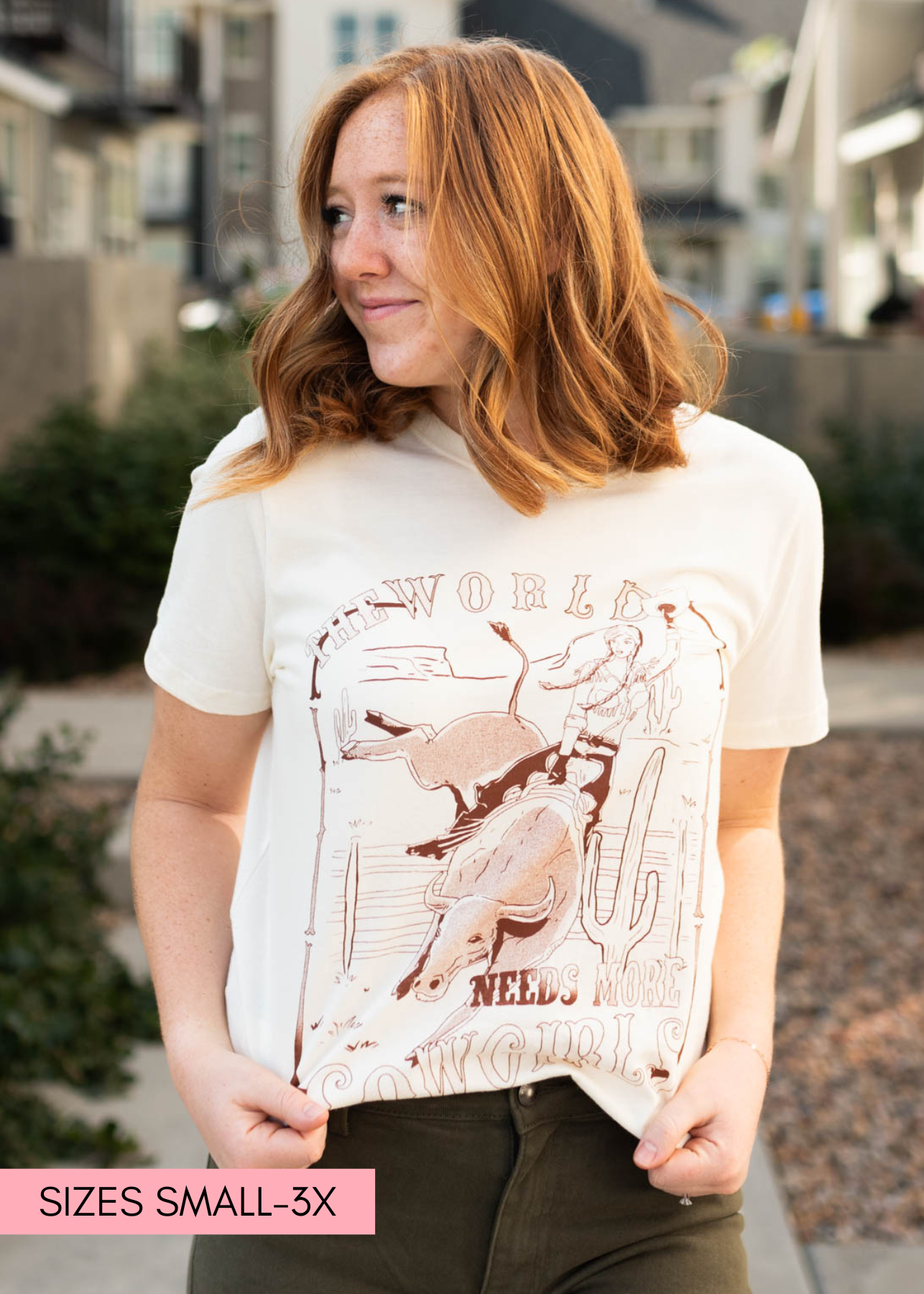 Cowgirls Cream Tee