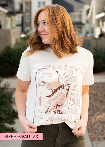 Cowgirls Cream Tee