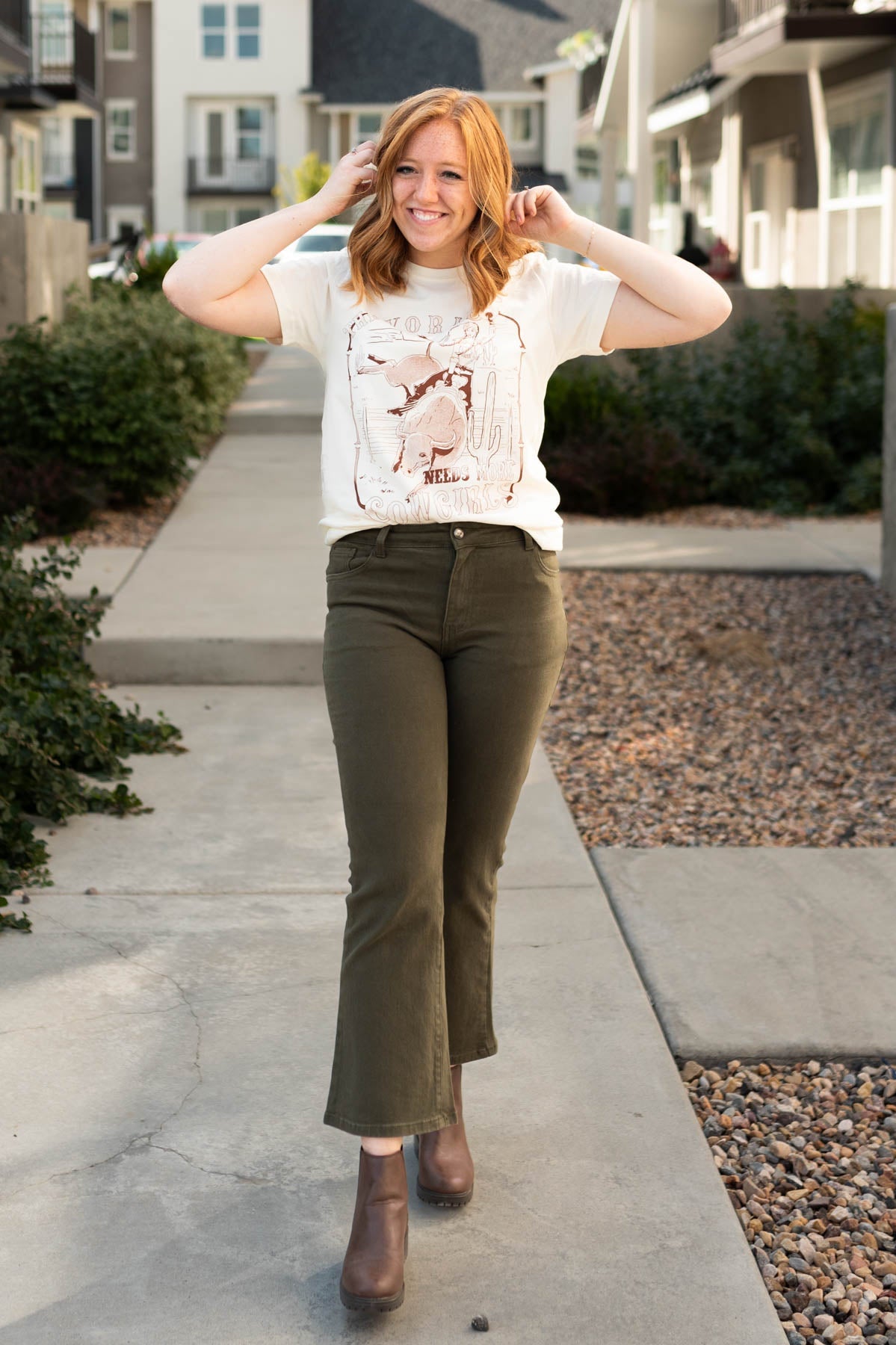 Cowgirls Cream Tee
